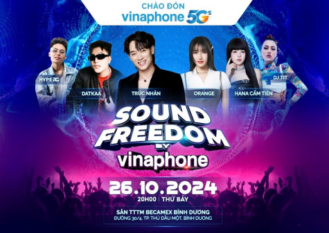 Đêm nhạc Sound Freedom VinaPhone: Bùng nổ Bình Dương